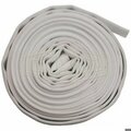Dixon Single Jacket Uncoupled Fire Hose, 1-1/2 in, 100 ft L, 135 psi Working, Domestic A315-100UC